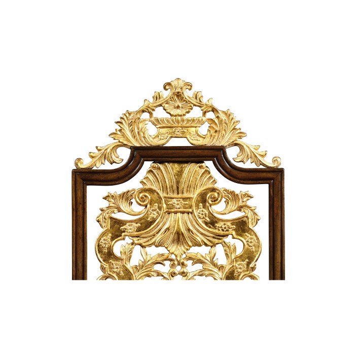 Jacobean Style Gilt Walnut Side Chair
