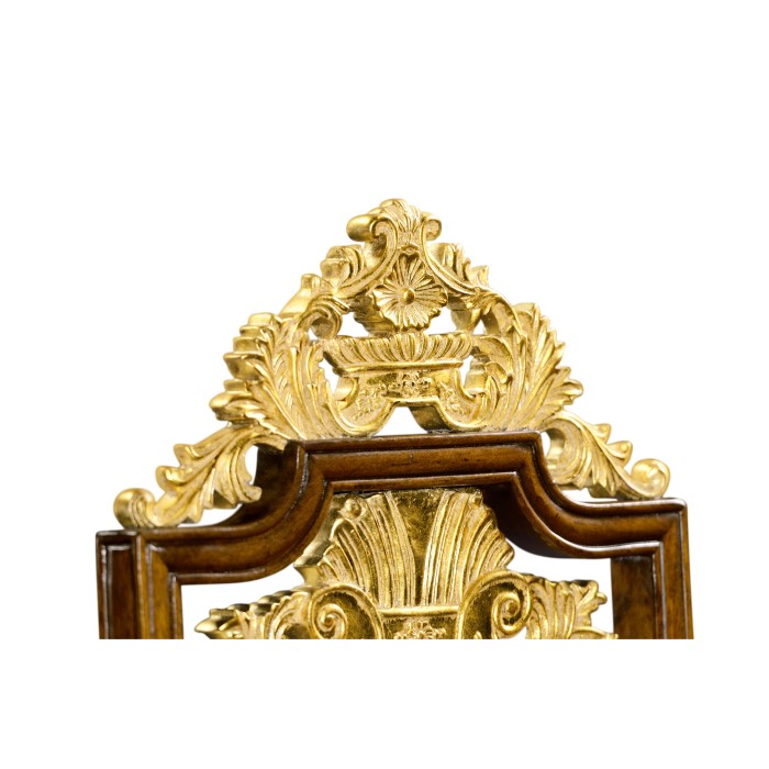 Jacobean Style Gilt Walnut Side Chair