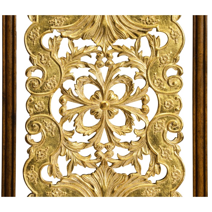 Jacobean Style Gilt Walnut Side Chair
