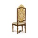 Jacobean Style Gilt Walnut Side Chair