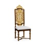 Jacobean Style Gilt Walnut Side Chair