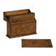Rectangular Walnut & Circular Inlay Placemat Box