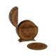 Circular Walnut & Circular Inlay Placemat Box