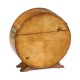 Circular Light Walnut & Butterfly Inlay Placemat Box
