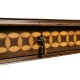 Circle inlay square coffee table
