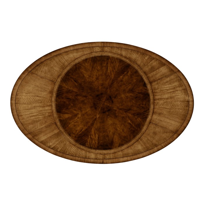 Mahogany Round to Oval Dining Table 53