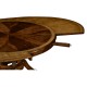 Mahogany Round to Oval Dining Table 53