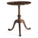 Large Mahogany "Piecrust" Lamp Table