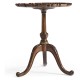 Large Mahogany "Piecrust" Lamp Table