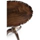 Large Mahogany "Piecrust" Lamp Table