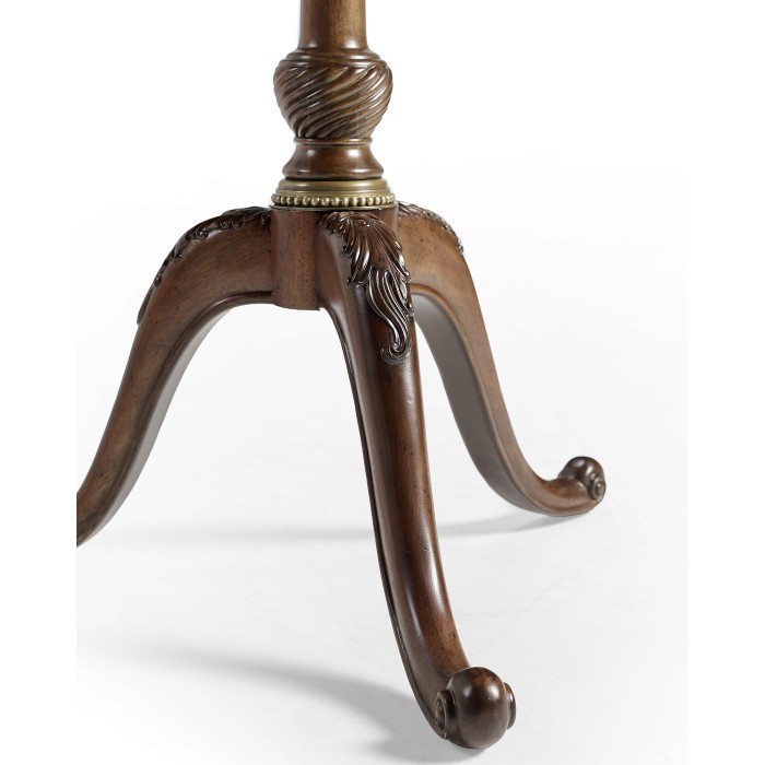 Large Mahogany "Piecrust" Lamp Table