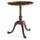 Large Mahogany "Piecrust" Lamp Table