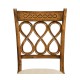Rope twist veneer open back chair (Side)