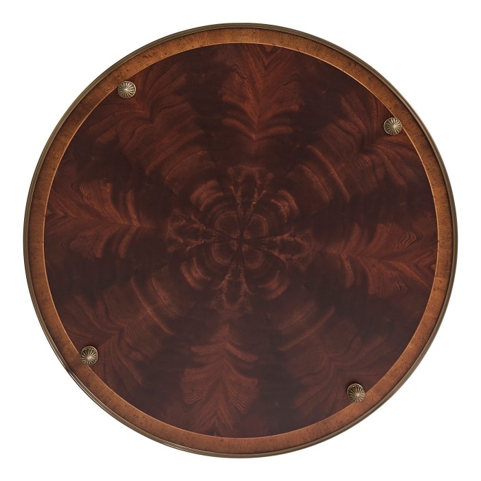Brass Mounted Serving Table