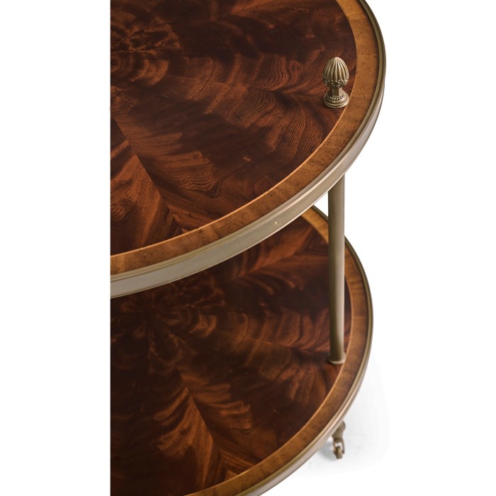 Brass Mounted Serving Table