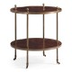 Brass Mounted Serving Table