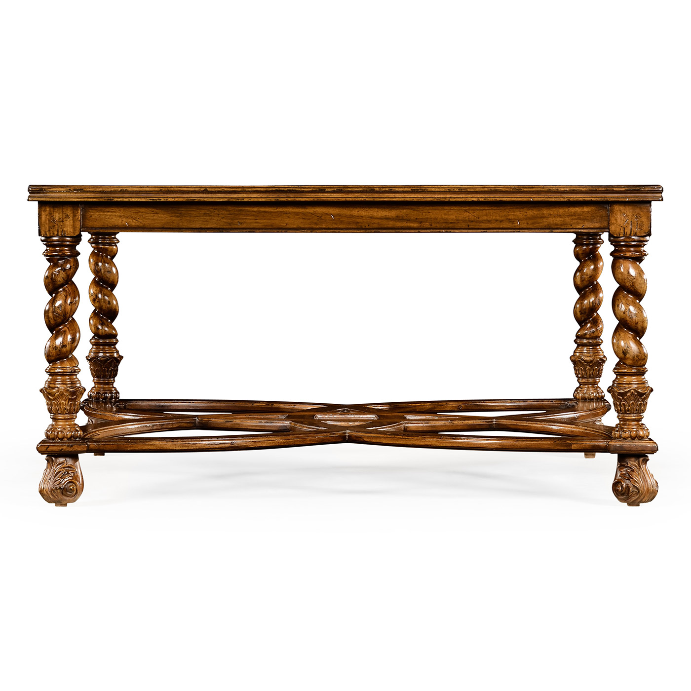 Square oyster coffee table glass top (40