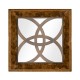 Square oyster coffee table glass top (40