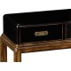 Black painted console (no butterflies)