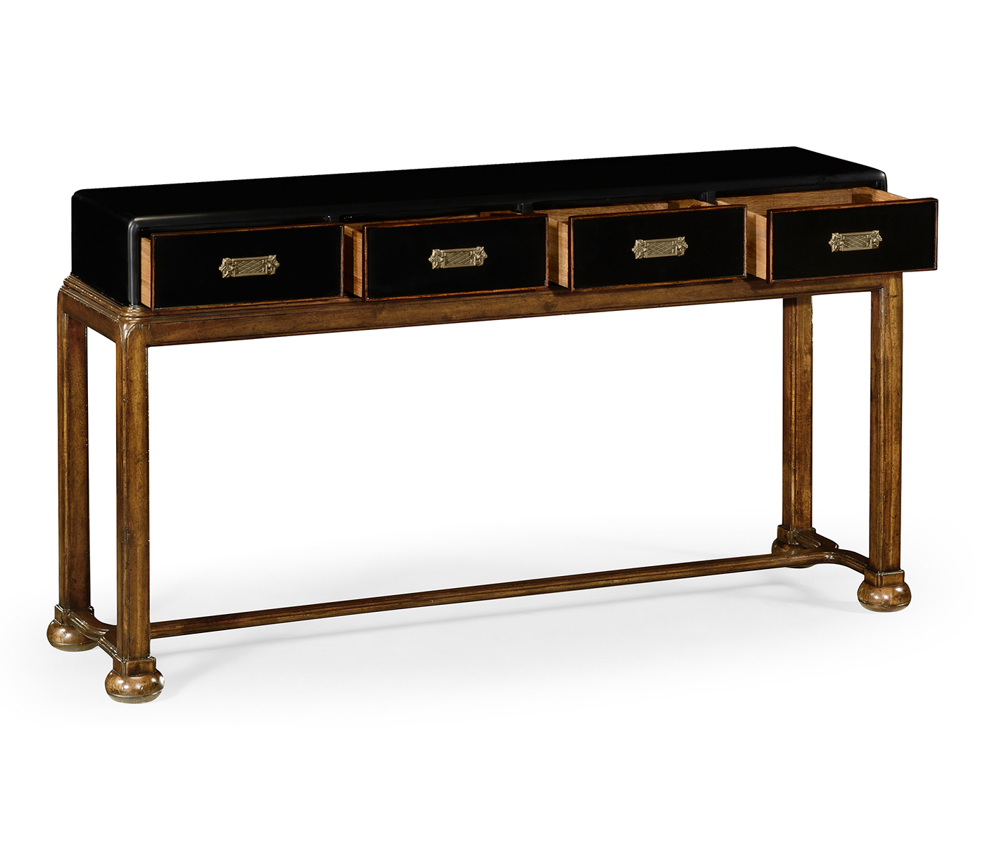 Black painted console (no butterflies)
