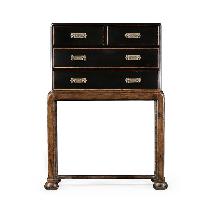 Painted Chest on stand (no Butterflies)