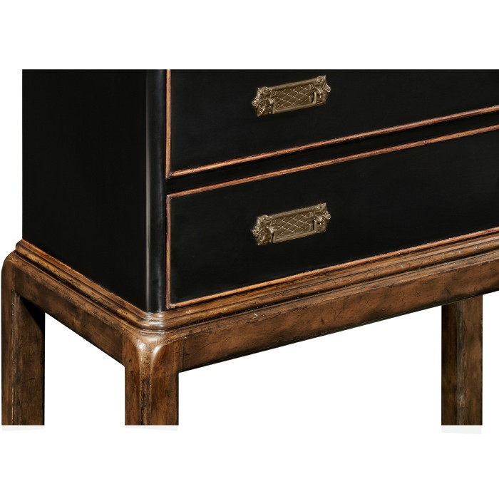 Painted Chest on stand (no Butterflies)