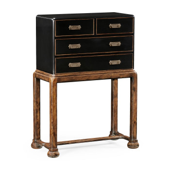 Painted Chest on stand (no Butterflies)