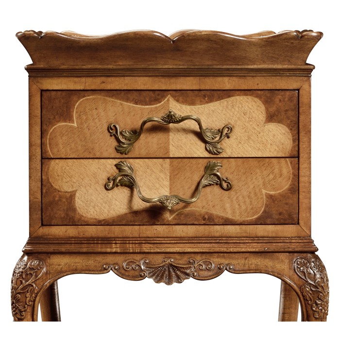 Satinwood Tray Lamp Table