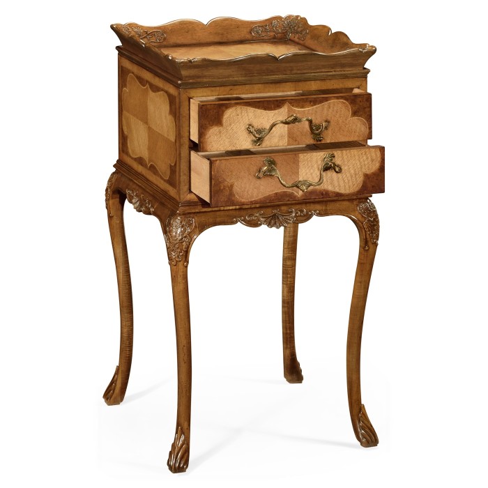 Satinwood Tray Lamp Table