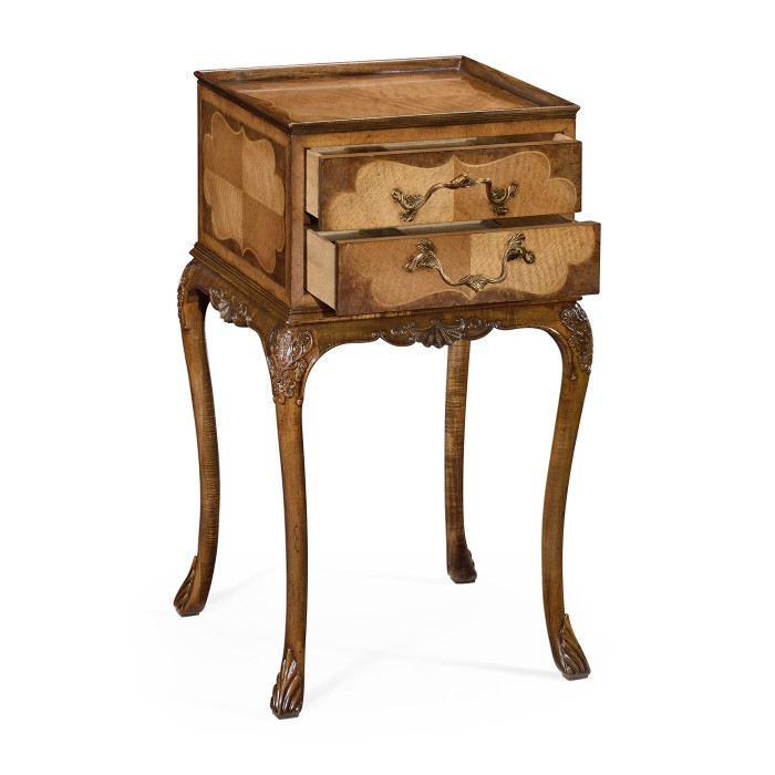 Satinwood Tray Lamp Table