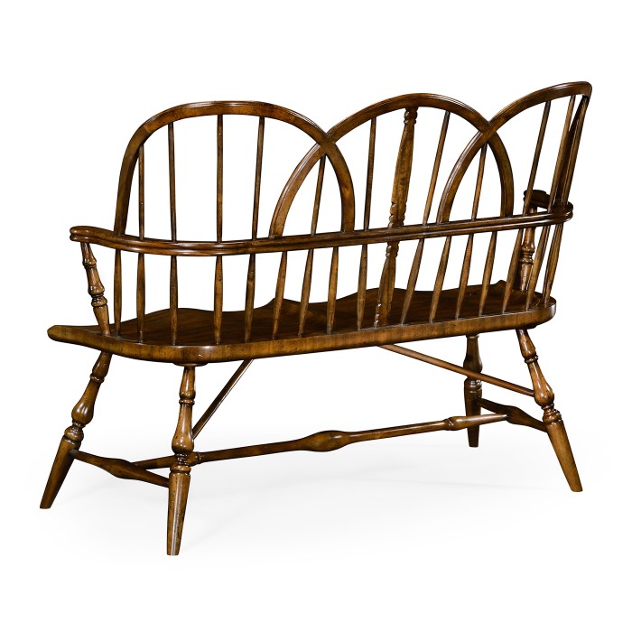 Windsor two seat bench