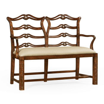 Chippendale Style Double Bench