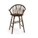Windsor Style Dark Oak Arm Chair Bar Stool