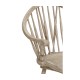 Windsor Style Grey Oak Arm Chair Counter Stool