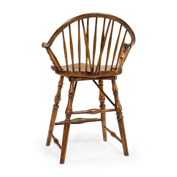 Windsor style barstool
