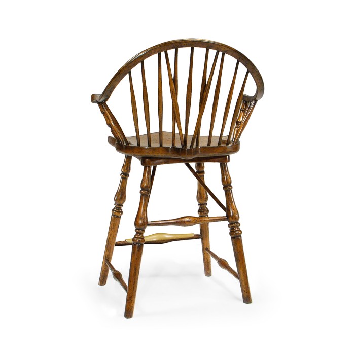Windsor style barstool