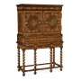 William & Mary Walnut & Oyster Drinks Cabinet