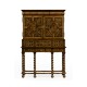 William & Mary Walnut & Oyster TV Cabinet