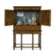 William & Mary Walnut & Oyster TV Cabinet