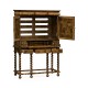 William & Mary Walnut & Oyster TV Cabinet