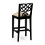 Serpentine Back Bar Stool Side Chair