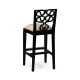 Serpentine Back Bar Stool Side Chair