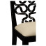Serpentine Back Counter Stool Side Chair