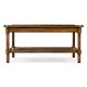Square rustic walnut coffee table