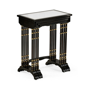 Black Painted Nesting Tables