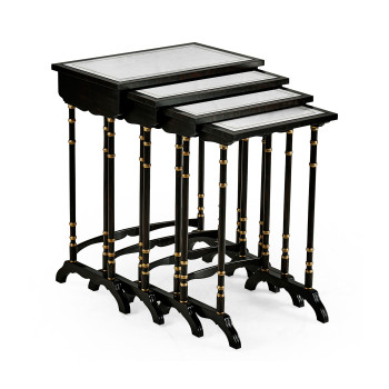 Black Painted Nesting Tables