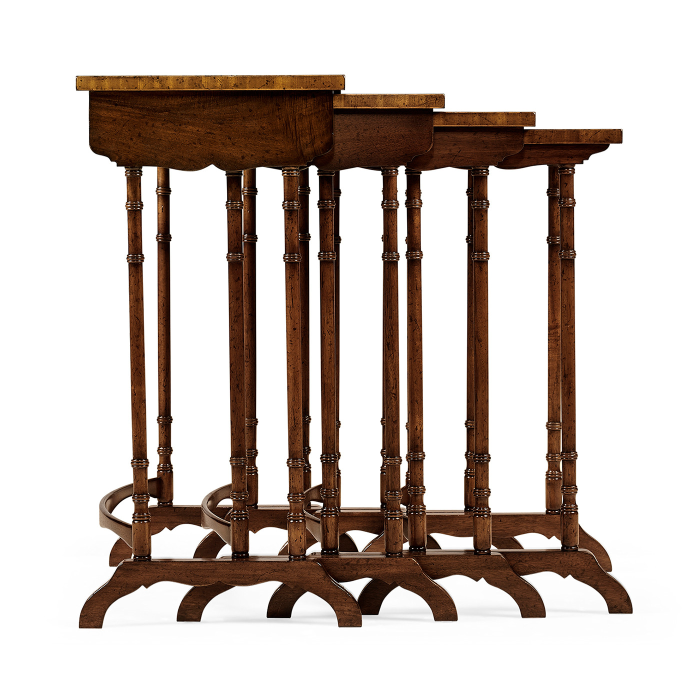 Regency Mahogany Nesting Tables