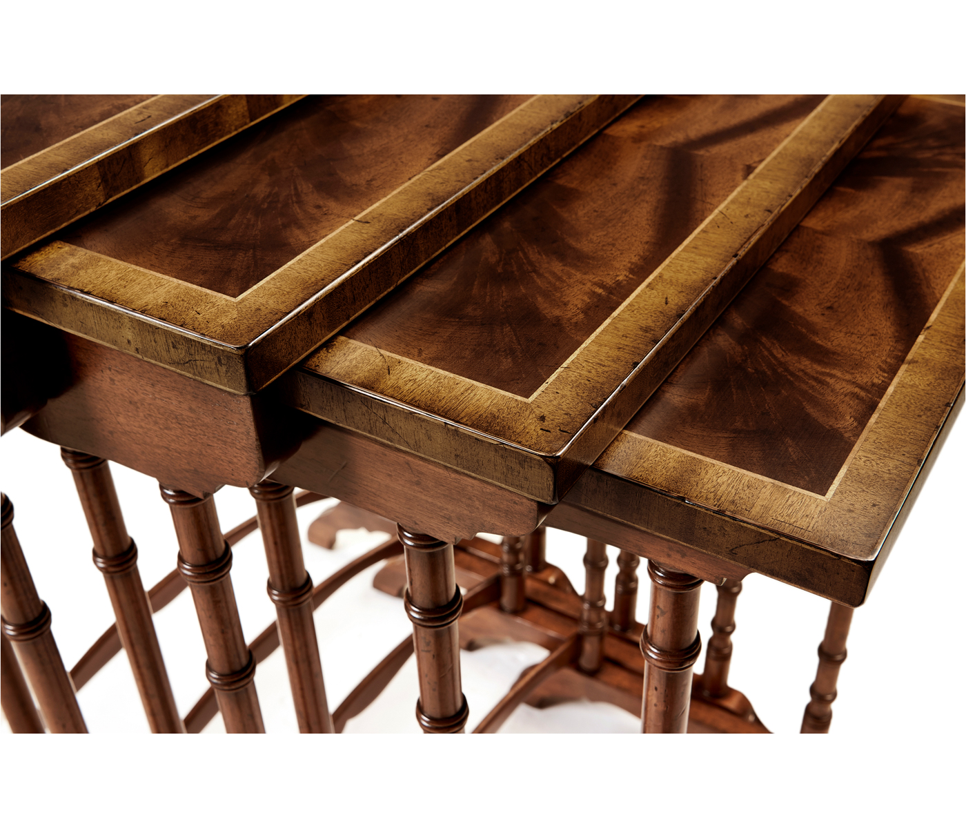 Regency Mahogany Nesting Tables