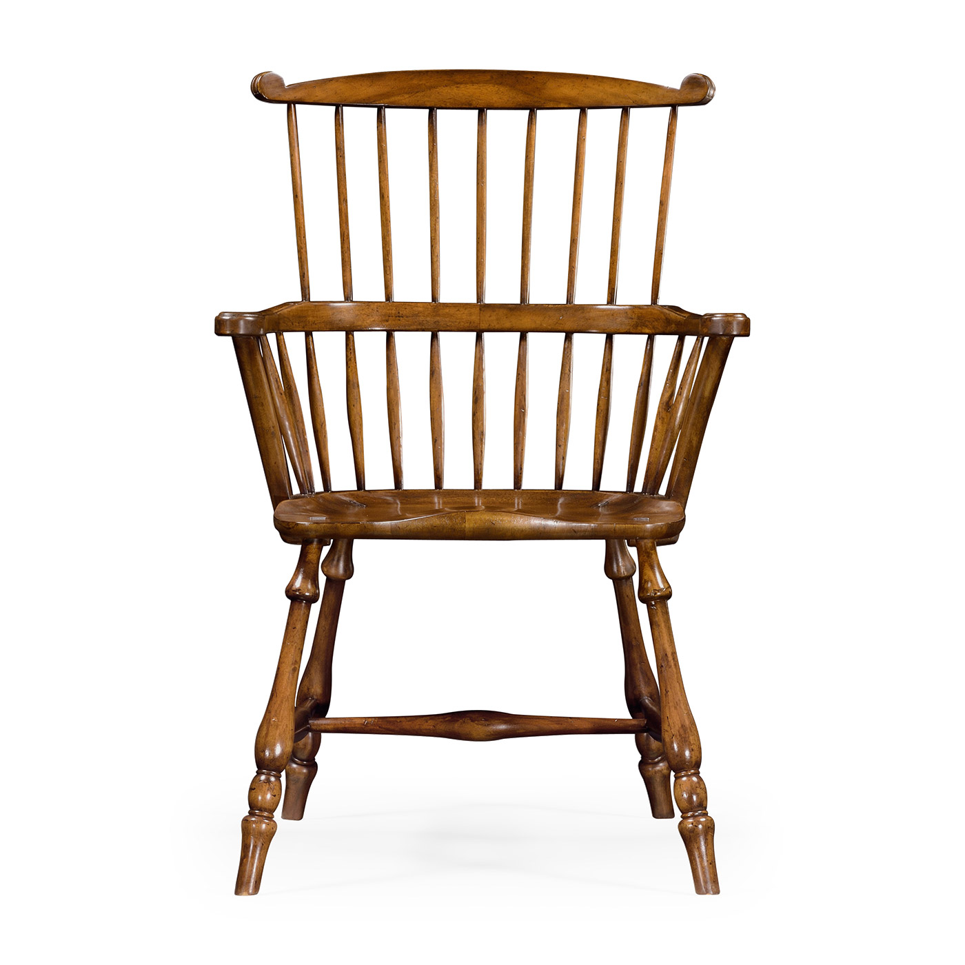 Windsor Walnut Arm Chair