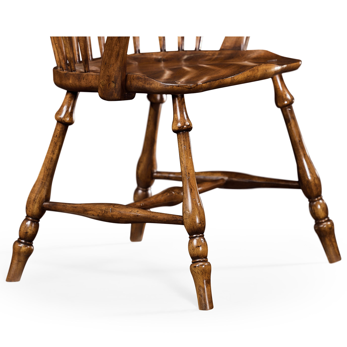 Windsor Walnut Arm Chair